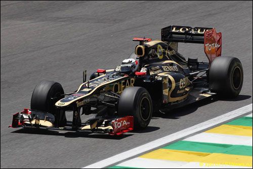 Гран При Бразилии. Lotus после практики