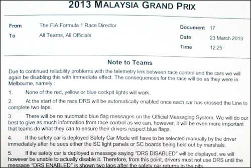 FIA вновь осталась без связи с пилотами