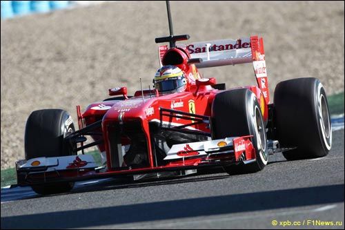 На тестах в Хересе в Ferrari испытали интересную новинку